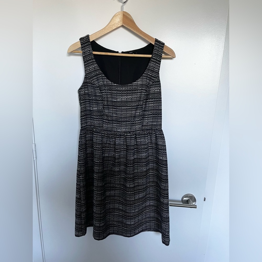 Jacob black and white tweed dress - Picture 1 of 2